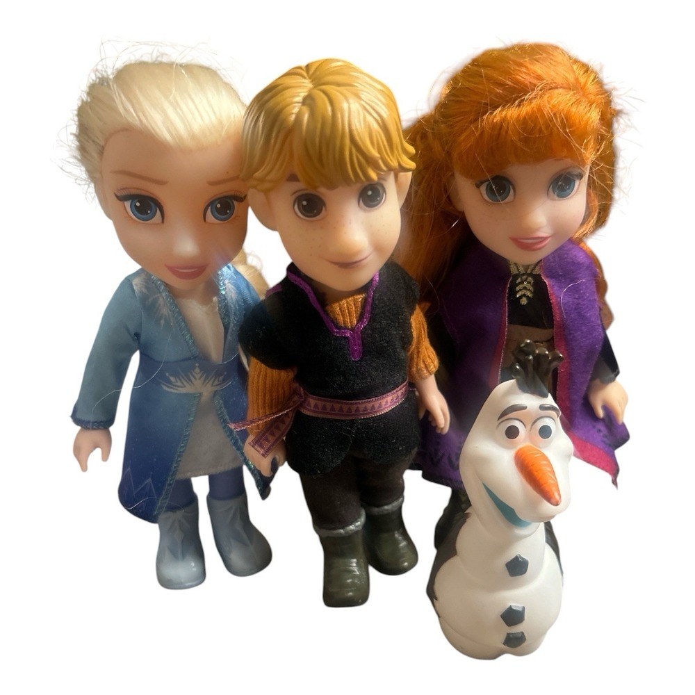 Disney Frozen II Anna, Elsa & Kristoff Petite Set of Three 6-inch-tall